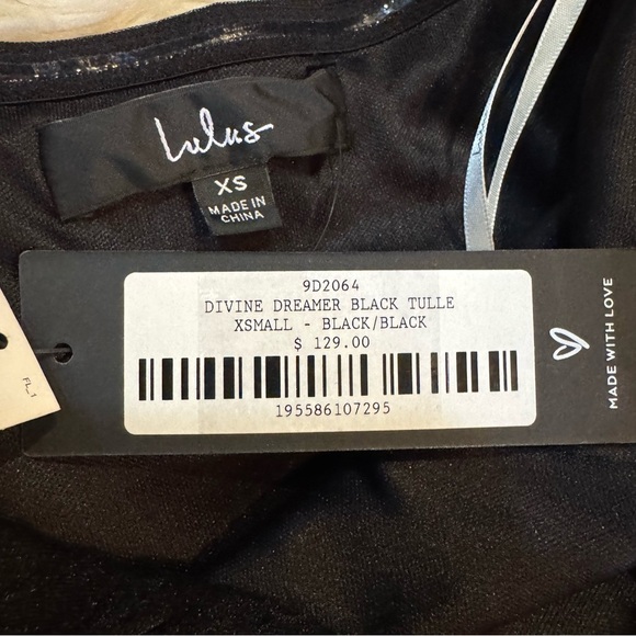 NWT Lulus Divine Dreamer Black Tulle Dress - Size XS - Picture 8 of 8
